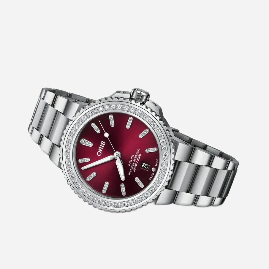 Oris Men's Aquis Date Diamonds