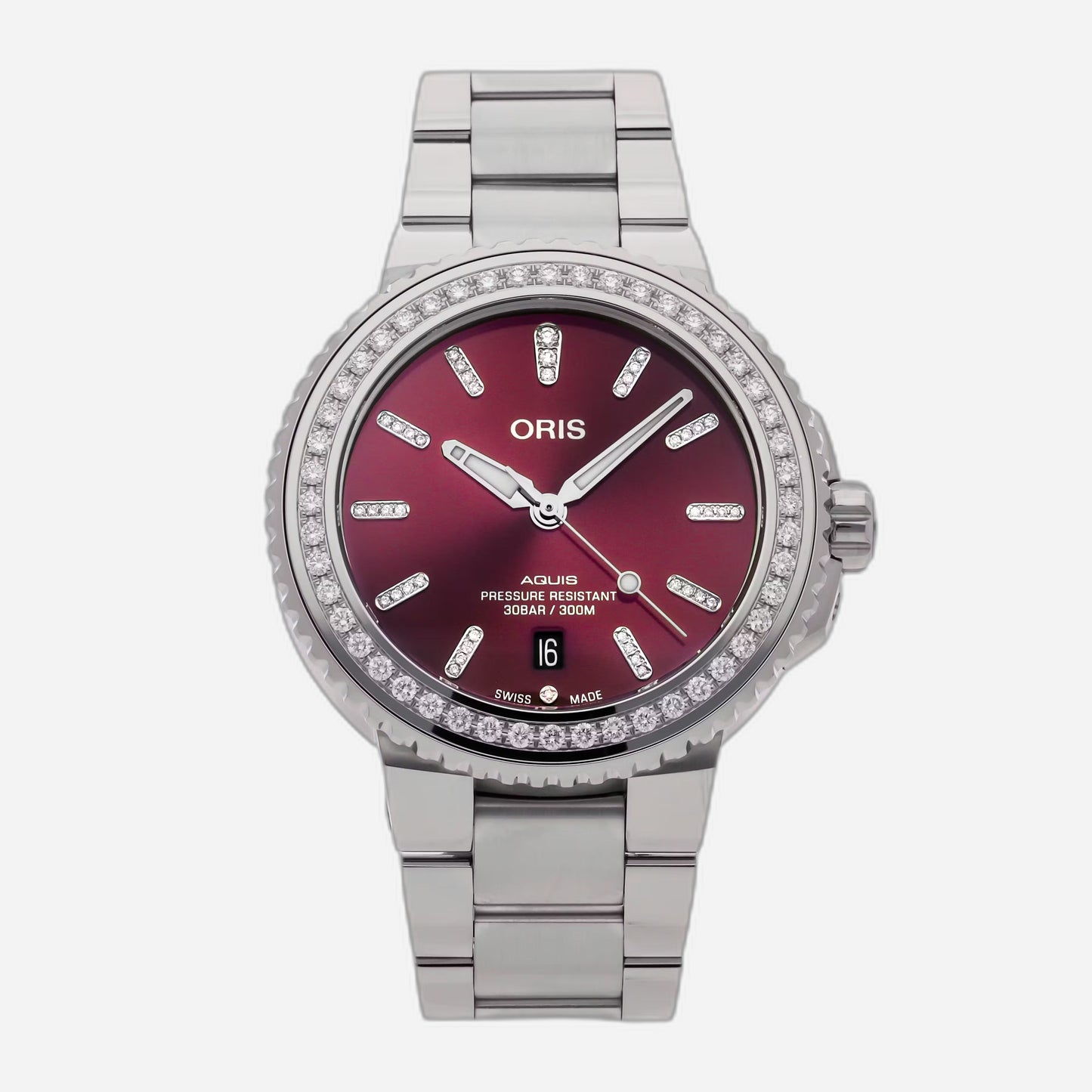 Oris Men's Aquis Date Diamonds