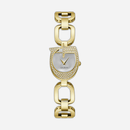 GUESS Women's Gia Gold Tone